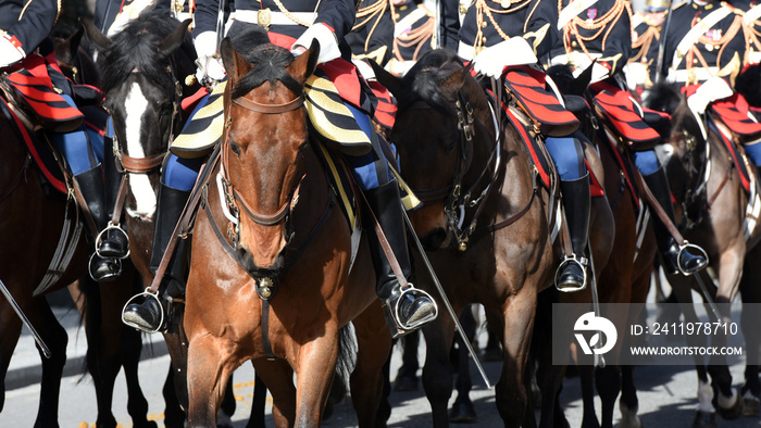 défilé de la garde républicaine