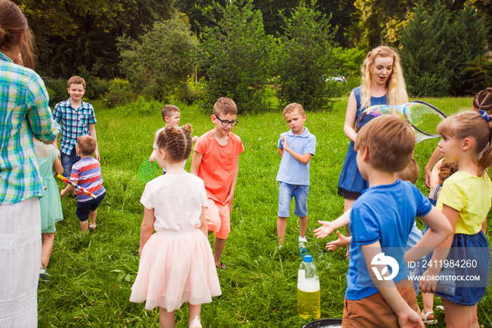 Interesting entertainment with a tutor in a summer camp