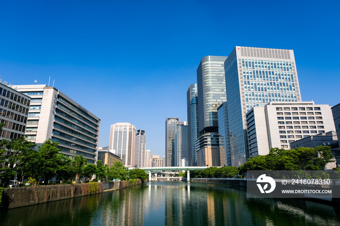 大阪市 淀屋橋、中之島の高層ビル群