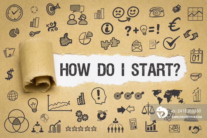 How Do I Start? Papier mit Symbole