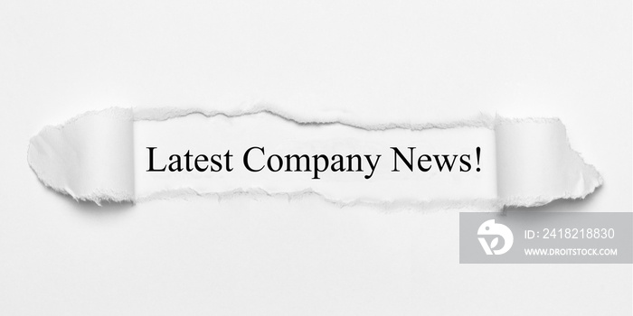 Latest Company News!