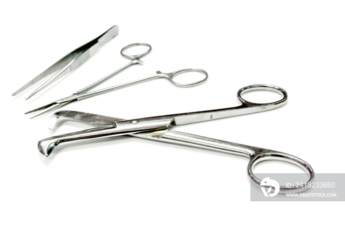 医用脐带剪和医用动脉夹剪，带手术钳隔离