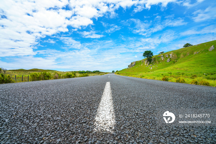 road in green hills,coromandel peninsula, new zealand 16