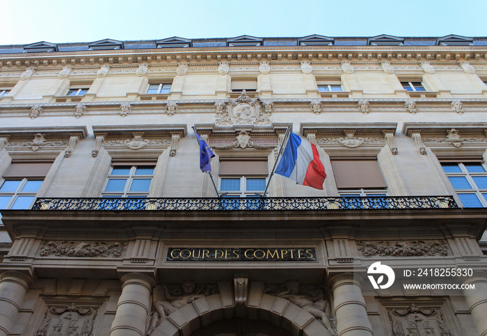 Paris, la Cour des Comptes