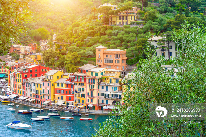 Landscape Portofino, Liguria, Italy