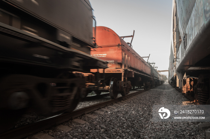 antigua estacion de ferrocarriles para migrantes