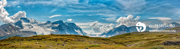 Icefield Park Glacier view panorama