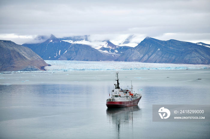 Glaciers of the Svalbard archipelago. The most beautiful places on planet Earth.