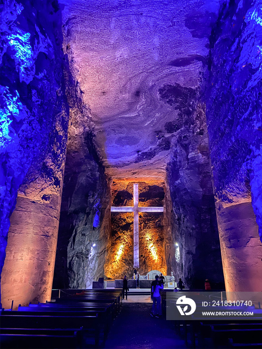 Salt Cathedral of Zipaquirá in Colombia