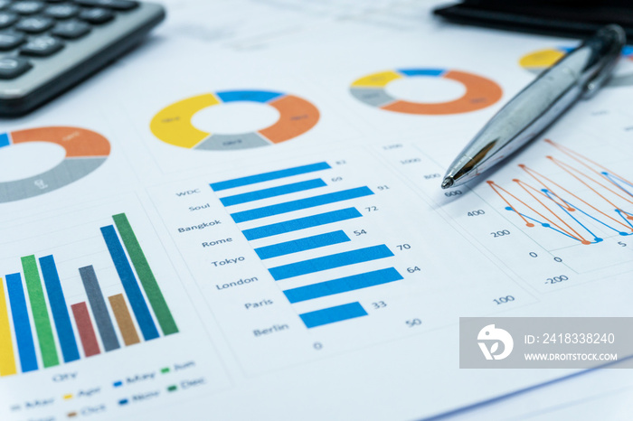 Business report statement for analysis and review market share and budget