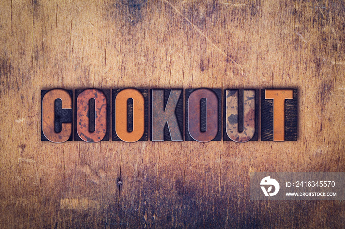 Cookout Concept木制凸版印刷机类型