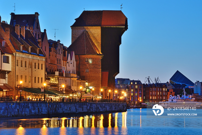 Old town of Gdansk.