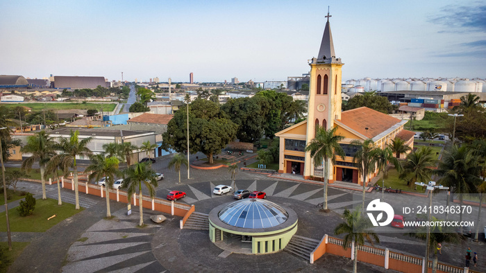 Praça da Fé - Church of Nossa Senhora do Rocio - Paranaguá - Paraná - Brazil