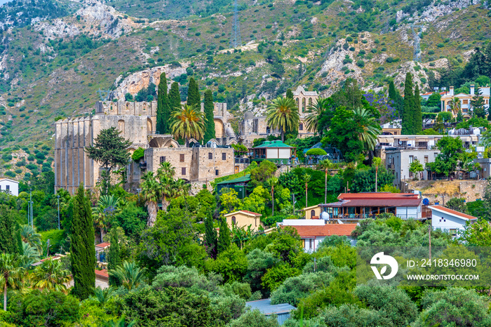 Bellapais Village view in Girne Town of Northern Cyprus