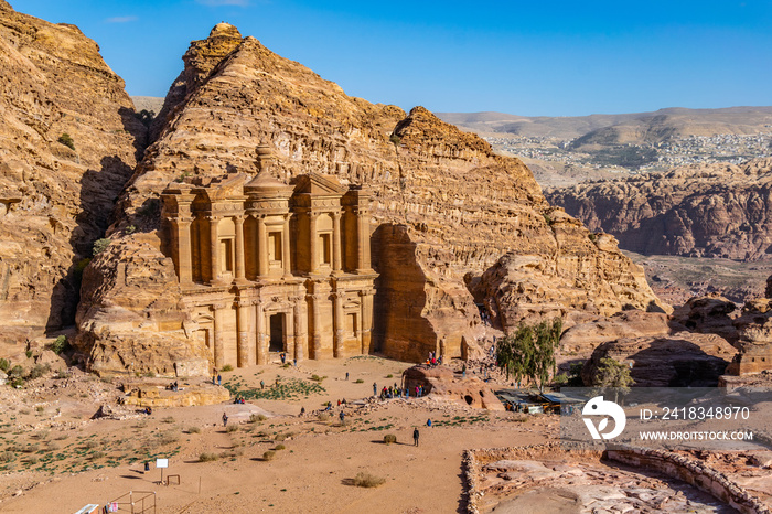 Monastery tomb in Petra, Jordan