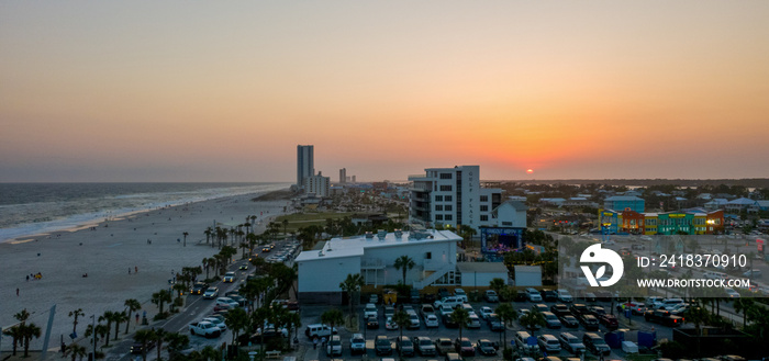 Gulf Shores, Alabama at sunset