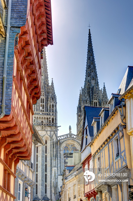 Quimper, France, HDR Image