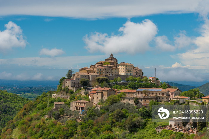 Cottanello (Rieti, Italy) - A very small and charming medieval village with stone hermitage on the R