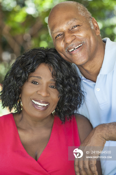 Senior African American Man & Woman Couple