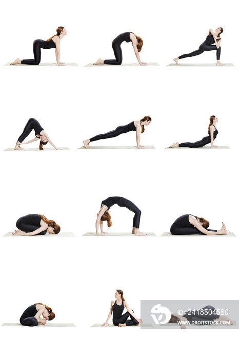 12个体式的晨间瑜伽系列