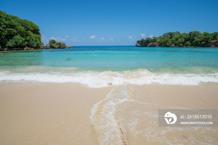 Boston Beach, Jamaica, a beach close to Port Antonio, in the north-east part of the island