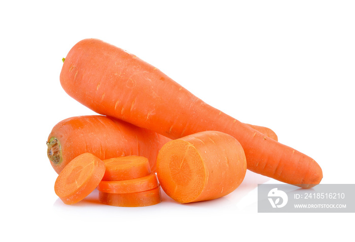  carrot on white background