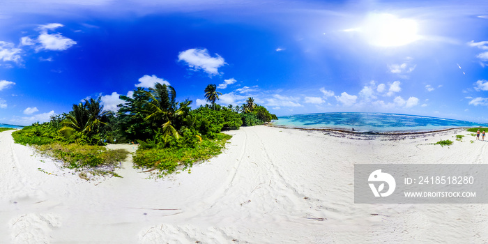 Bois Jolan海滩白沙360度全景