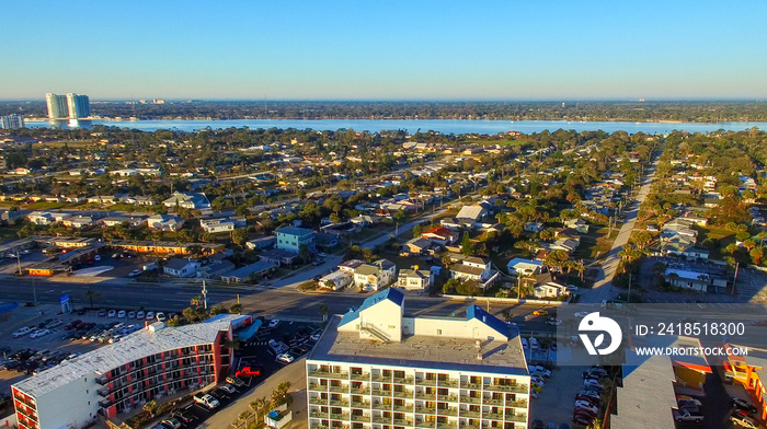 Aerial view of Fort Walton Beach, Florida