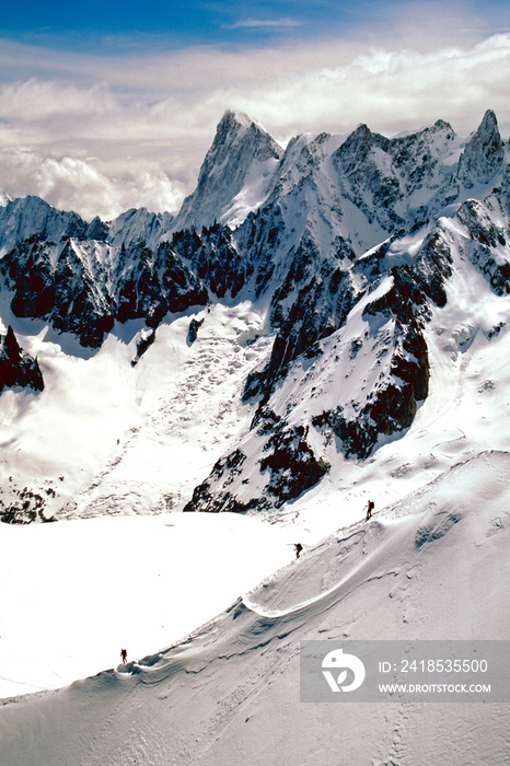 Chamonix Aiguille du Midi勃朗峰-法国上萨瓦阿尔卑斯山-法国-欧洲