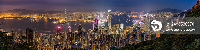 香港天际线夜景