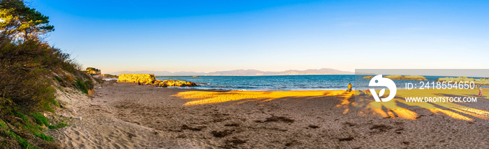 Plage de LEscala sur la Costa Brava en Catalogne, Espagne