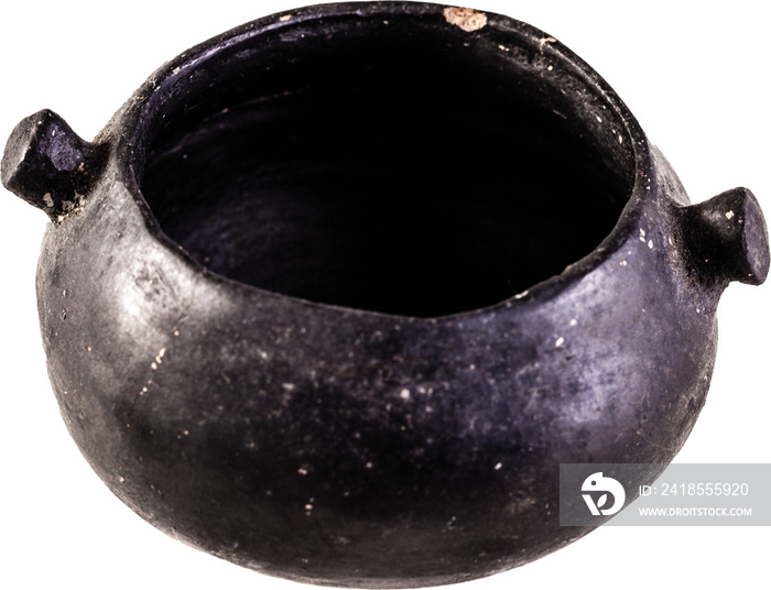 Ancient black vase