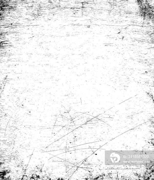 Abstract dust particle and dust grain texture on white background, dirt overlay or screen effect use