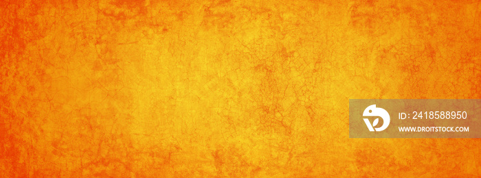 yellow and orange cement texture wall banner in summer background