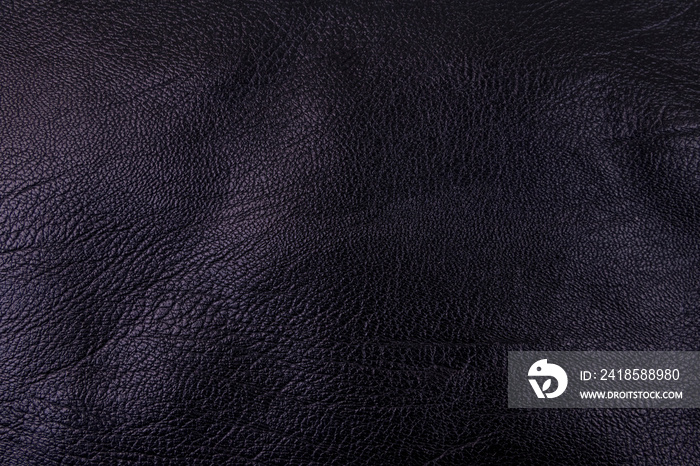 Black leather texture for background