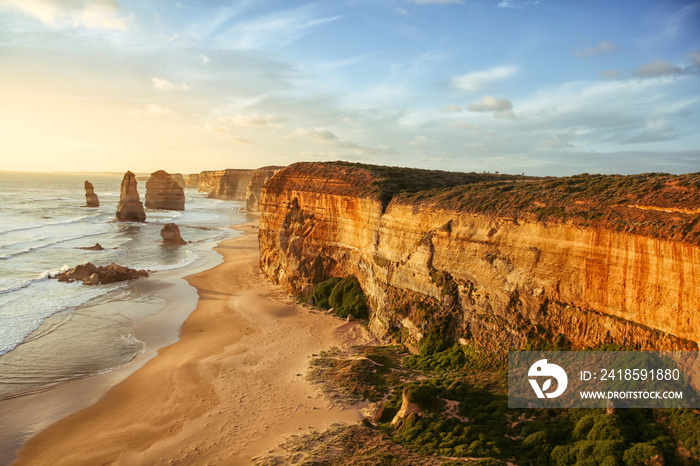 12 Apostel bei Sonnenuntergang, Great Ocean Road, Australien