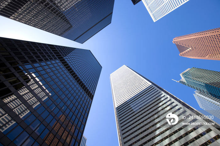 多伦多金融区天际线和现代建筑天际线。