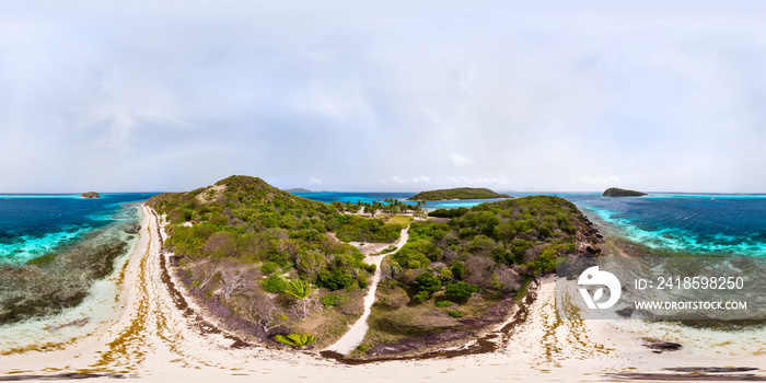 多巴哥岛360度全景