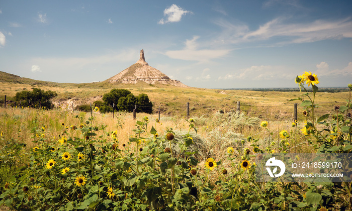 Chimney Rock Morrill County Western Nebraska