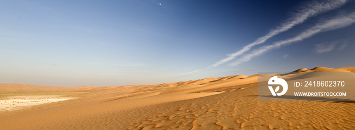 阿布扎比沙漠的沙丘