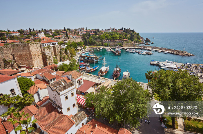 Old town Kaleici in Antalya, Turkey