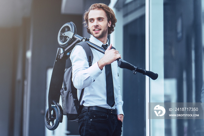 Businessman on street