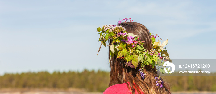 Schweden的Blumenkranz zu Mittsommer