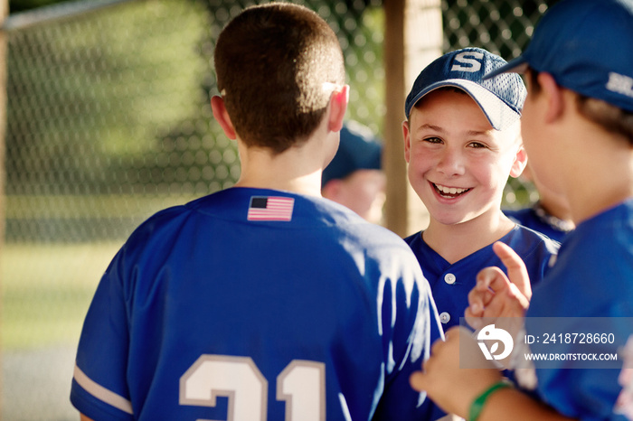 Young baseball players