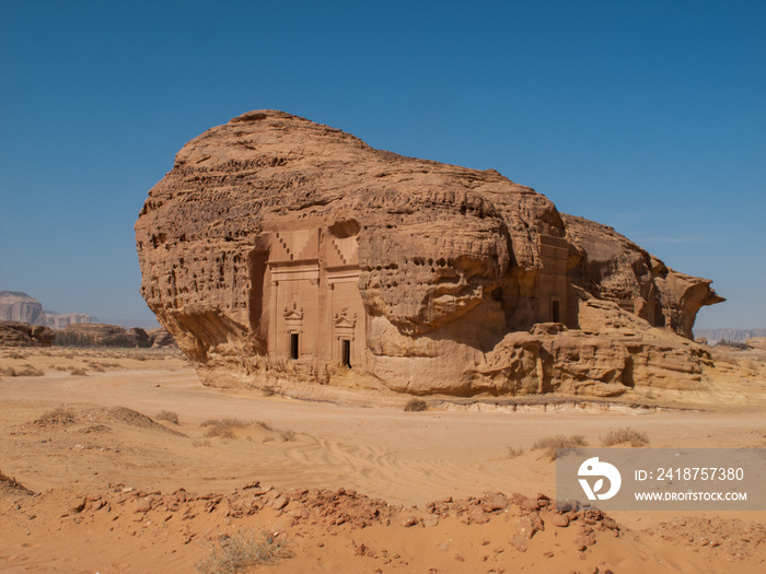 Madain Saleh，沙特阿拉伯Nabatean陵墓考古遗址（KSA）