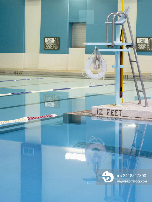 Lifeguard Stand and Pool