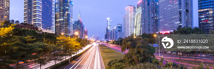 广东省深圳市福田区夜景