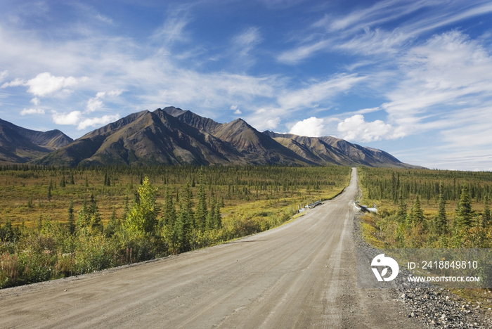 The Denali Highway in Alaska