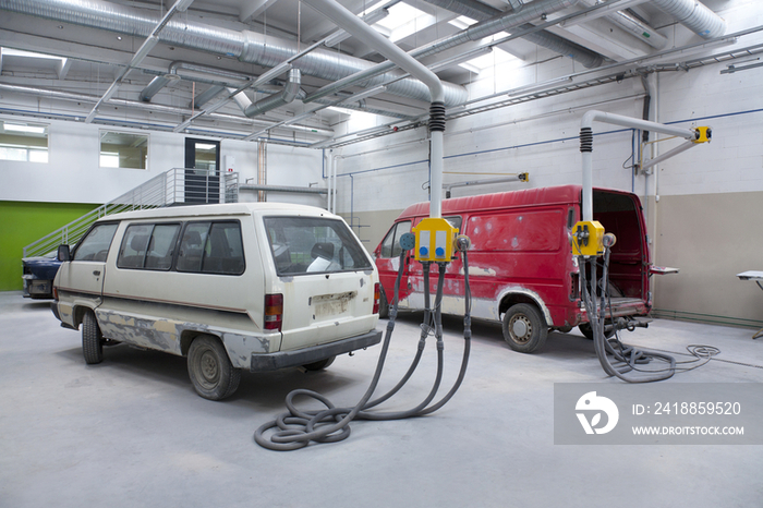 Mechanical and practical education facility car workshop