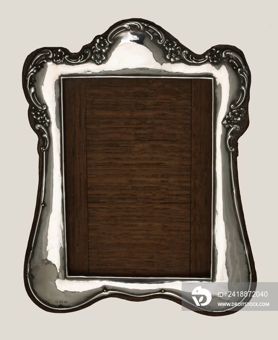 Victorian silver frame